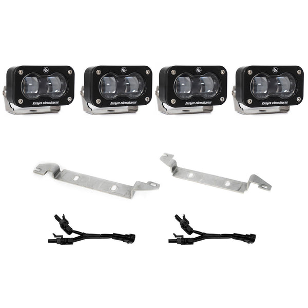 Baja Designs 2025 Toyota 4Runner S2 SAE Fog Pocket Light Kit - Clear - 448282