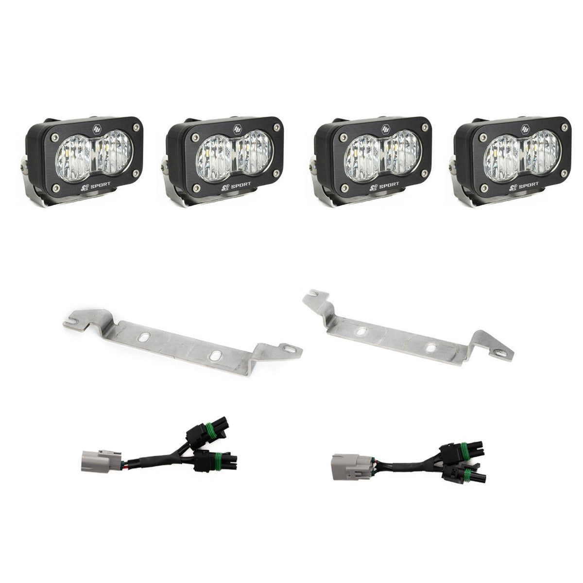 Baja Designs 2025+ Toyota 4Runner TRD Pro/Trailhunter S2 Sport OEM Fog Light Kit - Clear - 448284
