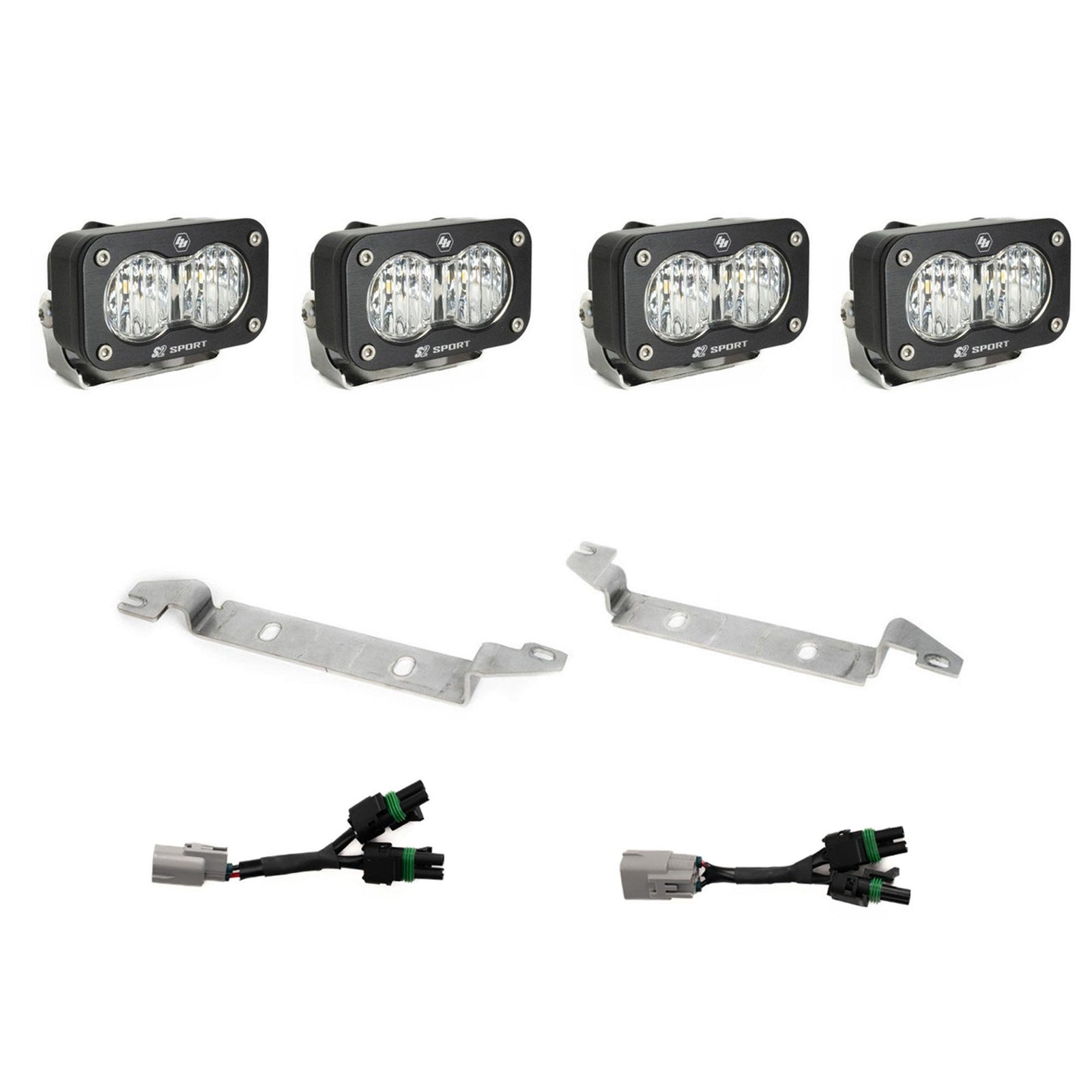 Baja Designs 2025+ Toyota 4Runner TRD Pro/Trailhunter S2 Sport OEM Fog Light Kit - Clear - 448284
