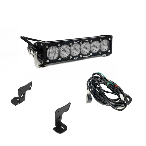 Baja Designs 2025 Polaris RZR Pro-R/S/XP OnX6+ 10in Light Bar Hood Mount Kit - Clear - 448301