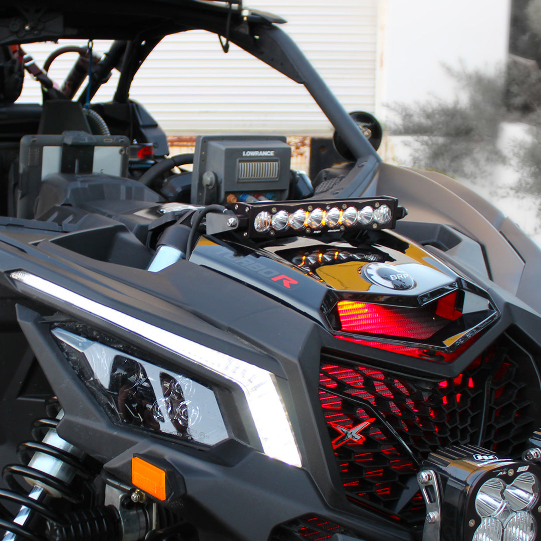 Baja Designs Can-Am X3 Shock Mount Kit w/10in S8 Light Bar - Amber - 447038