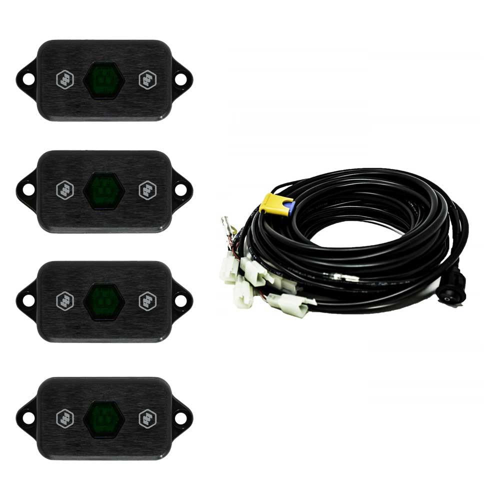 Baja Designs Universal Green Rock Light Kit - 447057