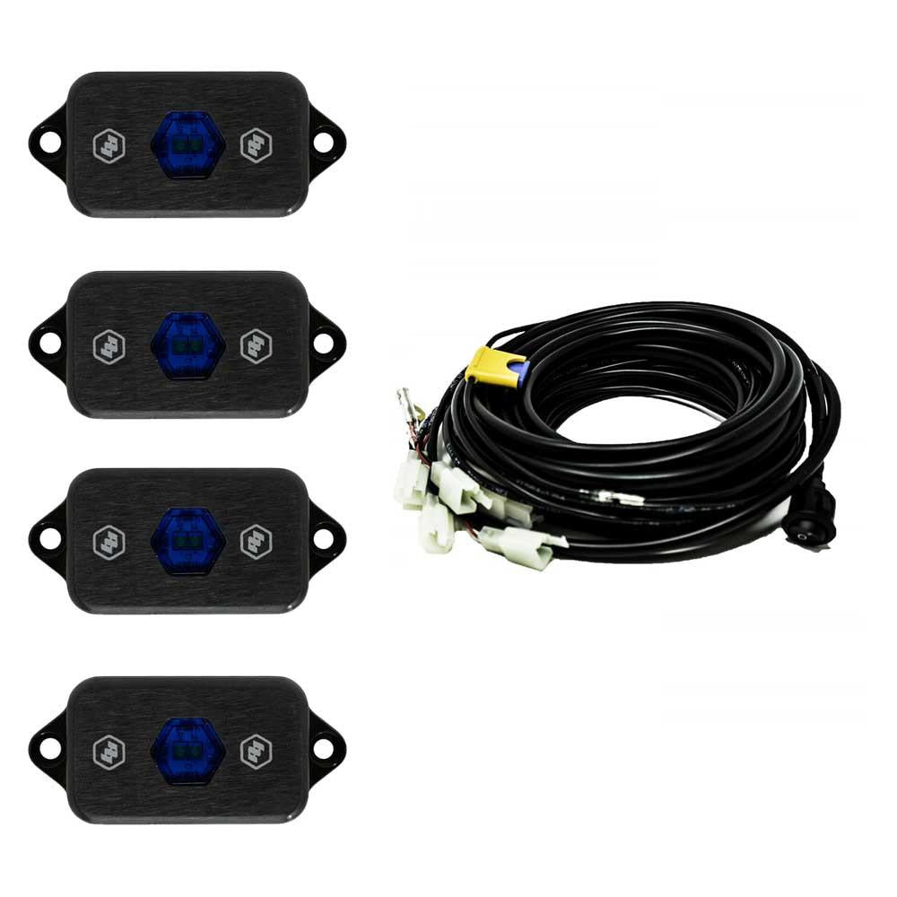 Baja Designs Universal Blue Rock Light Kit - 447058