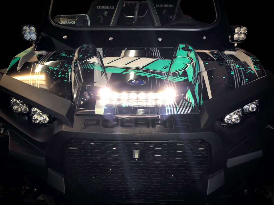 Baja Designs 16-18 Polaris RZR Turbo XP S8 Series 10in Light Bar Kit - 447073