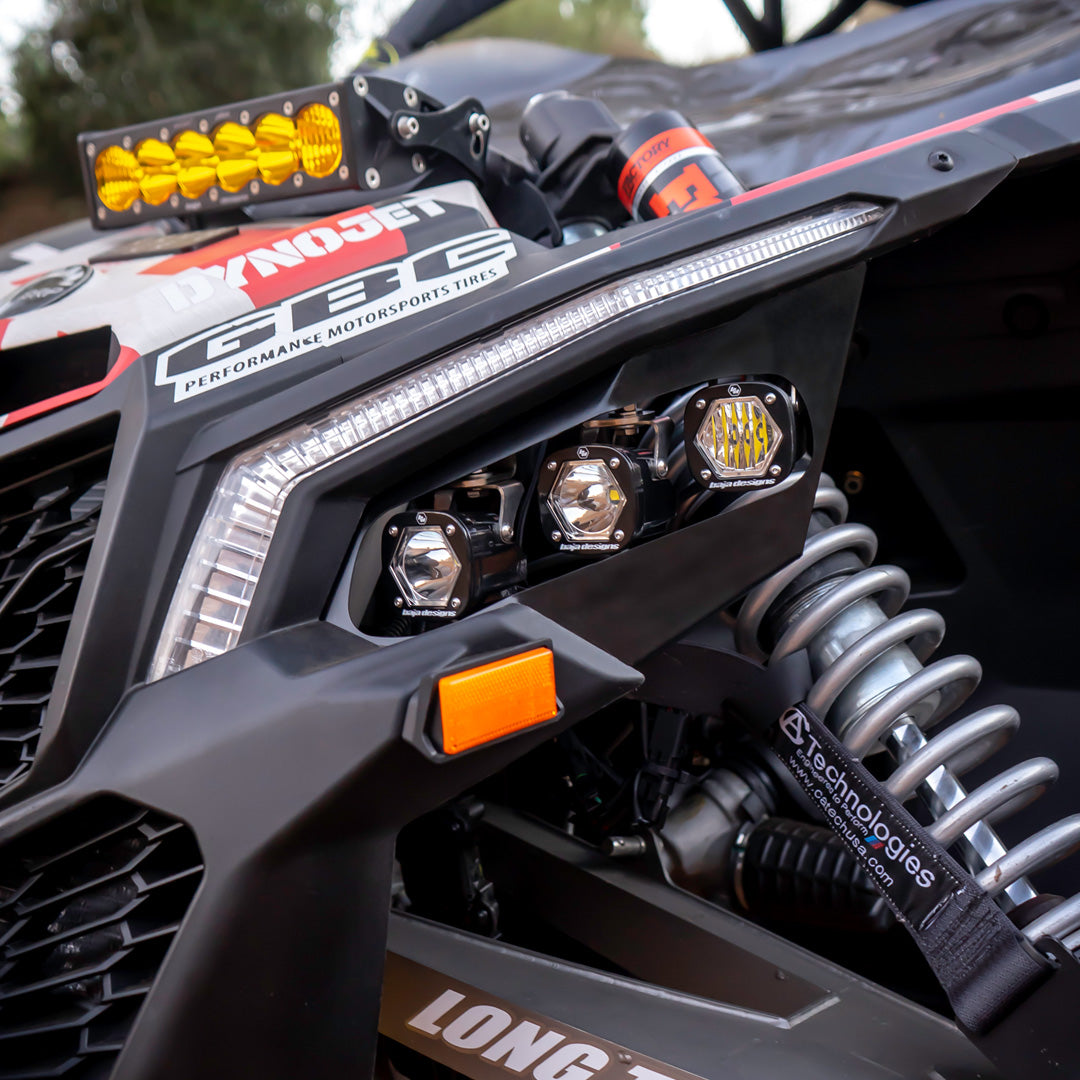 Baja Designs Can-Am X3 Headlight Kit S1 Spot W/C Headlight Kit - 447074