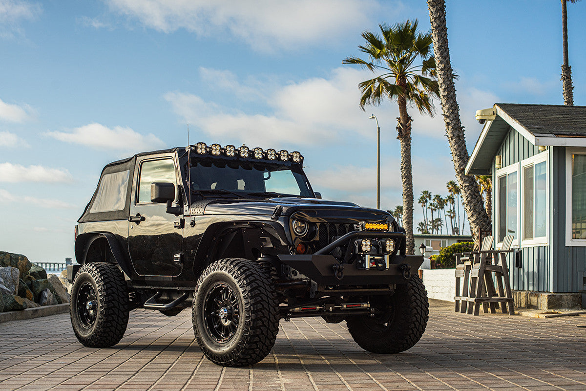 Baja Designs 07-18 Jeep JK 8 XL Pro Linkable LED Light Bar Roof Kit - 447851