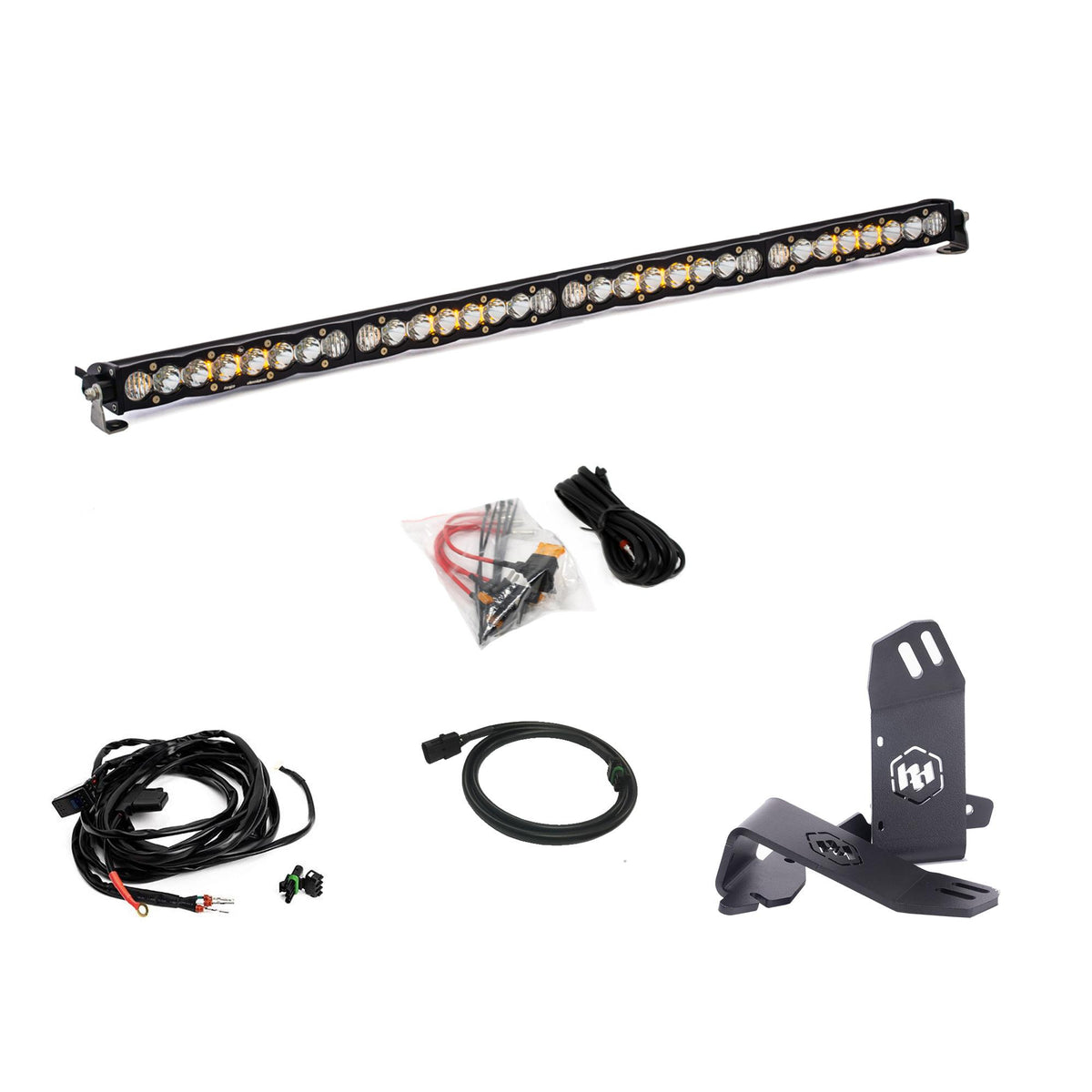 Baja Designs 20-24 Kawasaki Teryx KRX 1000 S8 40in Roof Bar Kit - Clear - 447196