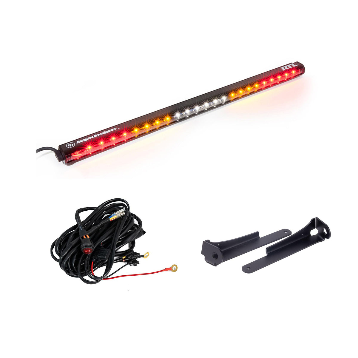 Baja Designs 20-24 Kawasaki Teryx KRX 1000 Rear Tail Light Kit - Clear - 447199