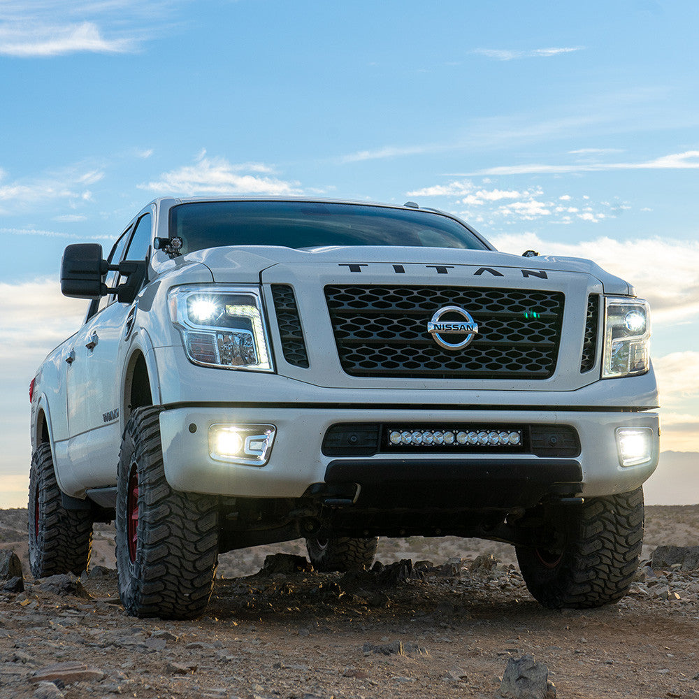 Baja Designs 17-18 Nissan Titan Sport Fog Pocket Kit - 447501