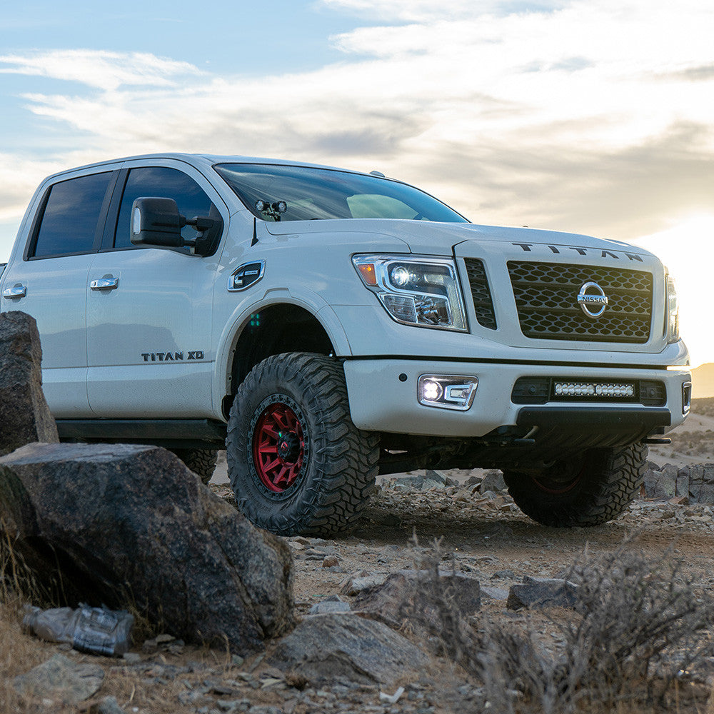 Baja Designs 17-18 Nissan Titan Pro Fog Pocket Kit - 447502