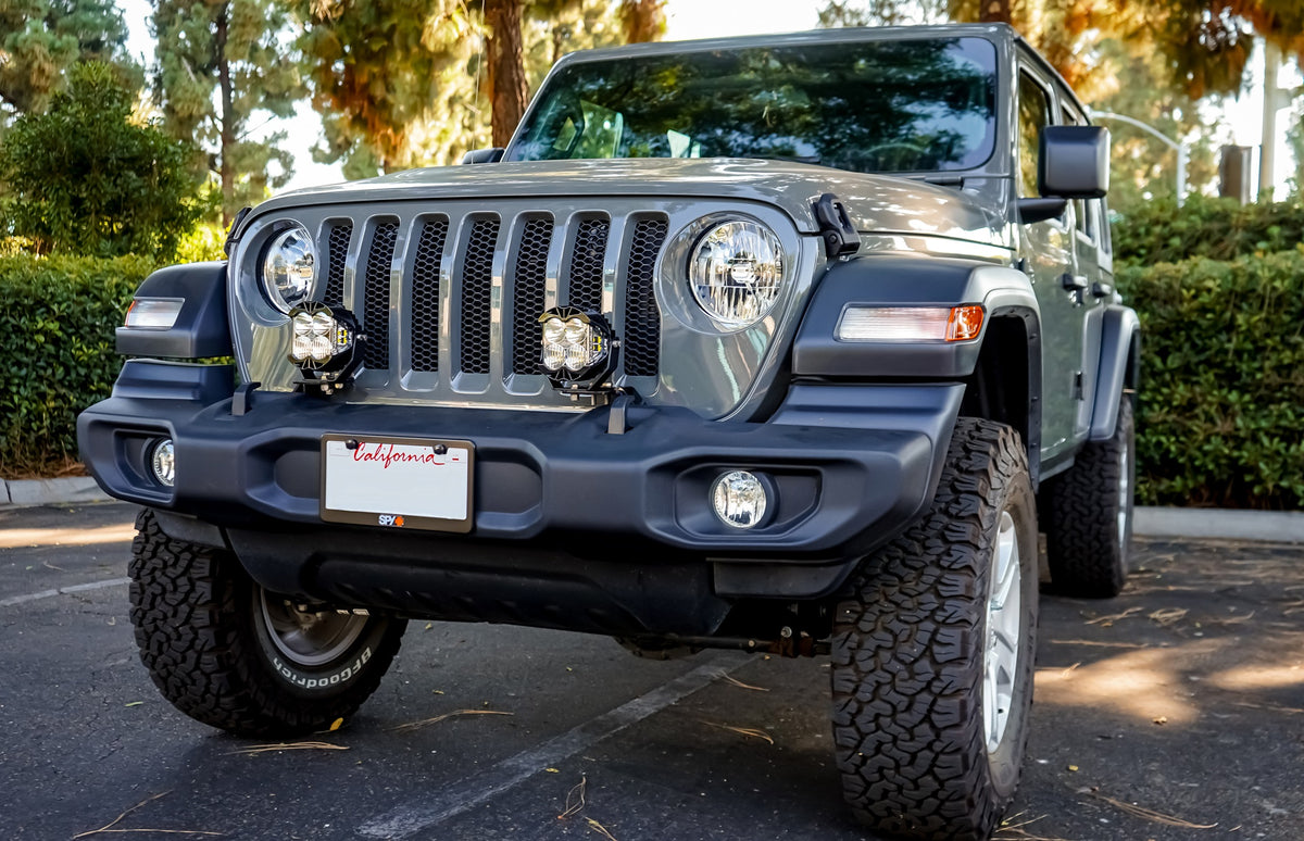 Baja Designs 2018+ Jeep JL/JT Dual LP6 Auxiliary Light Kit w/Upfitter - 447659UP