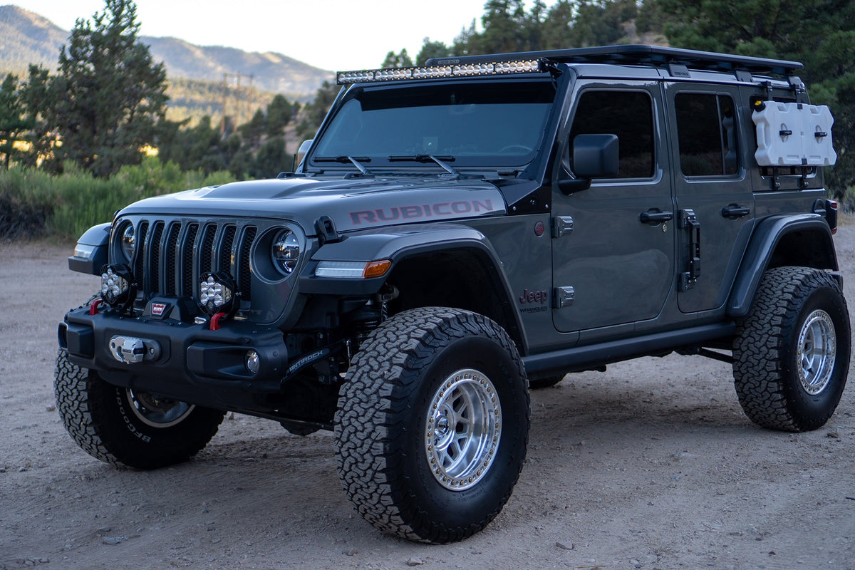 Baja Designs Jeep JL/JT Rubicon Steel Bumper LED Light Kit LP4 - 447672