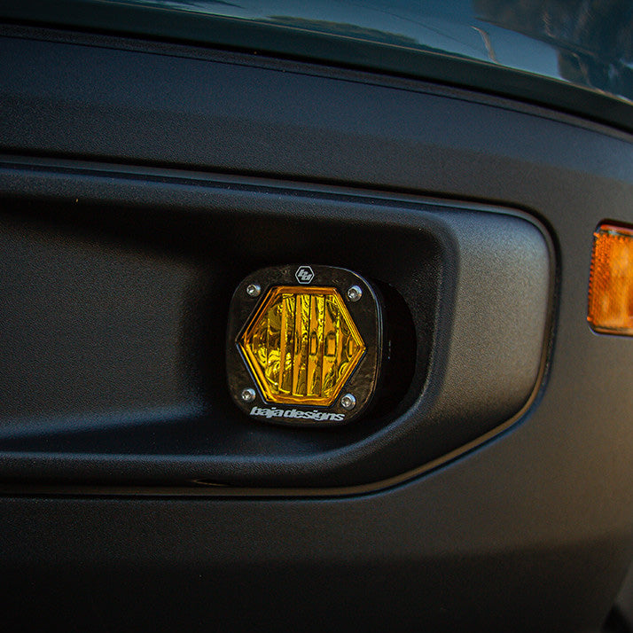 Baja Designs 21+ Ford Bronco Sport S1 WC LED Fog Pocket Light Kit - Clear - 447682