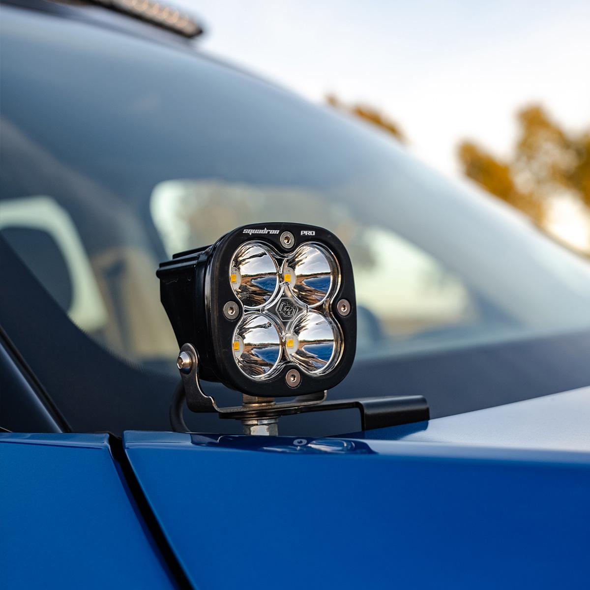 Baja Designs 21+ Ford Bronco Sport Squadron Pro Spot LED Light Pods - Clear - 447686