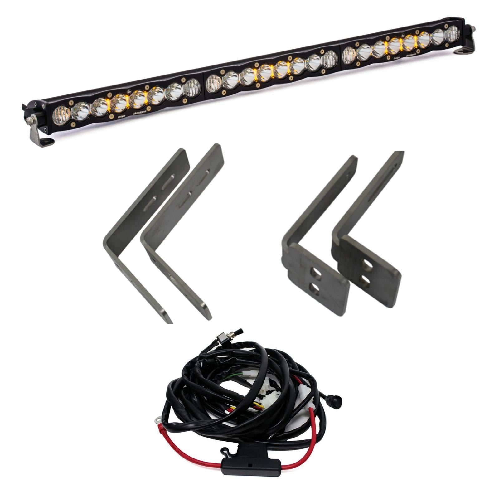Baja Designs 11-16 Ford Super Duty S8 Series 30in Grille LED Light Bar Kit - 447792