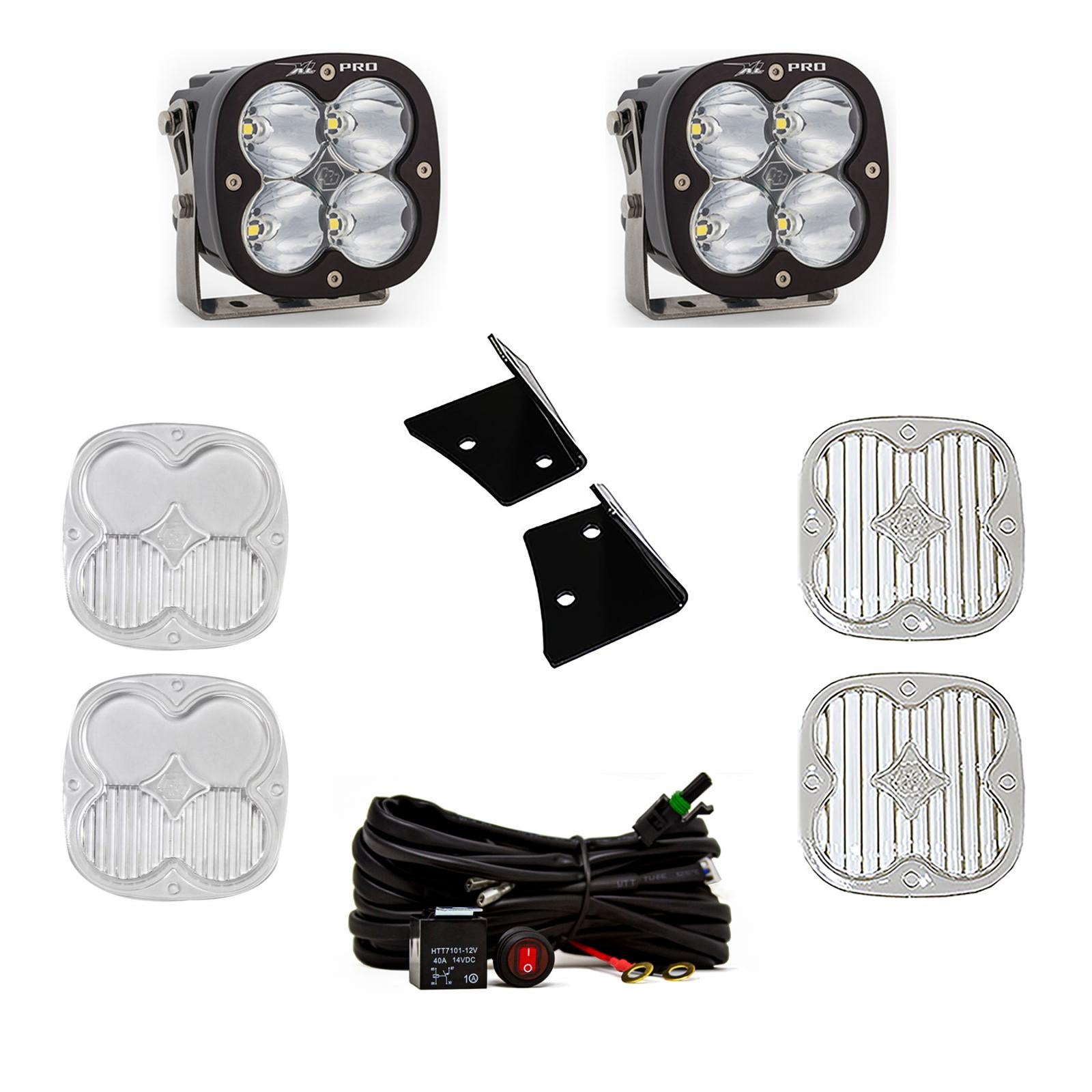 Baja Designs 07-17 Jeep Wrangler JK XL Pro Spot A-Pillar Kit - 447799