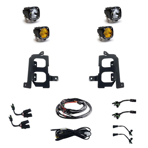 Baja Designs 2020+ GMC 2500/3500 Fog Pocket Kit - 447849