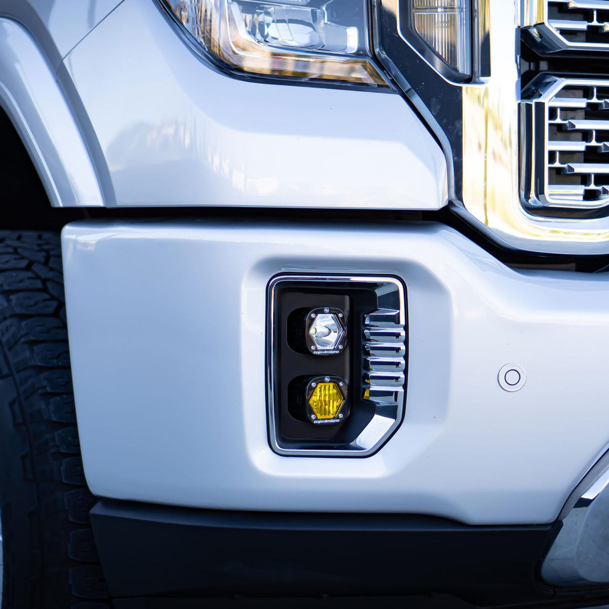 Baja Designs GMC 2020-22 Sierra 2500HD/3500HD S1 Dual Fog Pocket Light Kit - 447855