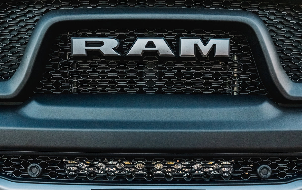Baja Designs 2019+ Ram Rebel 1500 S8 20in Bumper Kit - Clear - 448016
