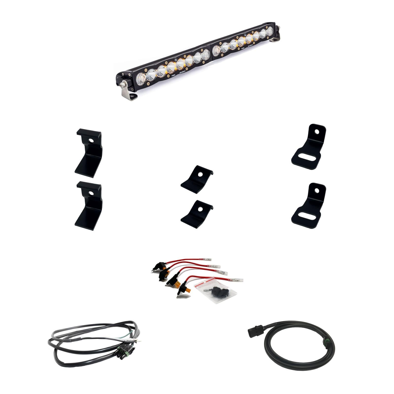 Baja Designs 2021+ Dodge Ram TRX 20in OnX6/S8 Grill Mount Kit - 448049