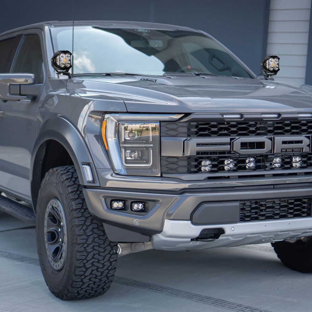 Baja Designs 21-25 Ford Raptor (Base/37/R) LP4 A-Pillar Kit - 448068