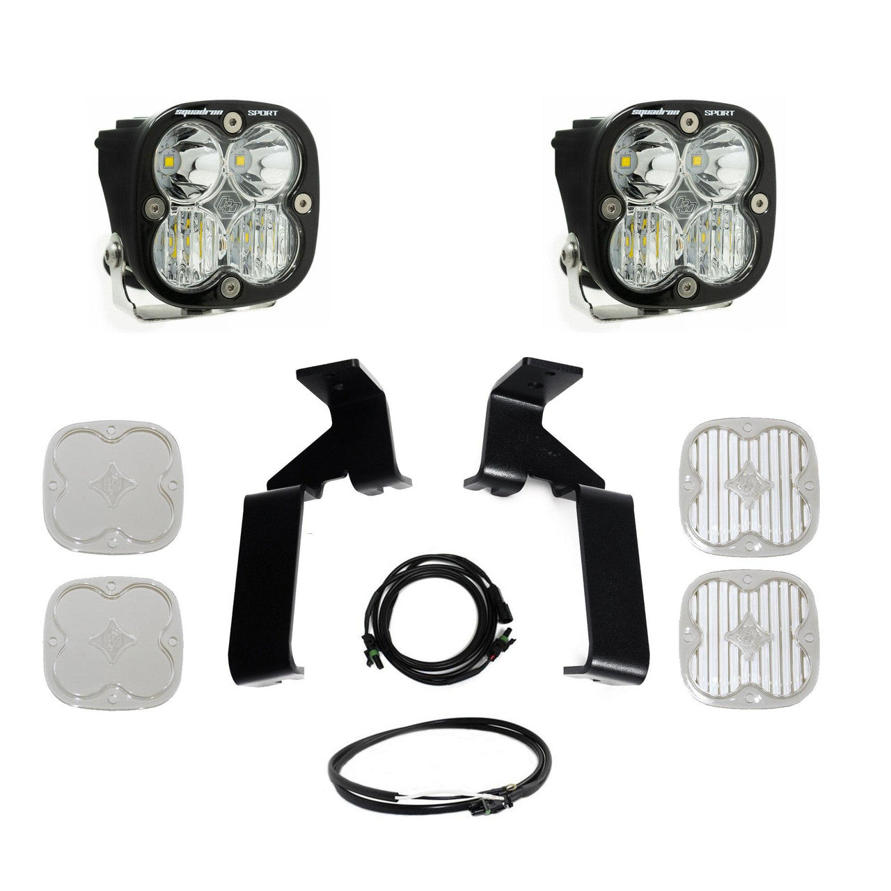 Baja Designs 21-25 Ford Raptor (Base/37/R) Squadron Sport A-Pillar Kit - 448070