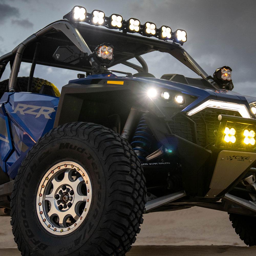 Baja Designs Polaris Pro-R 7 XL Linkable Roof Bar Kit - 448093