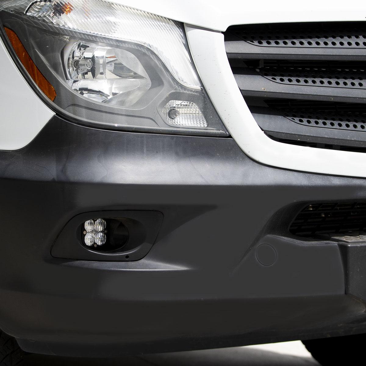 Baja Designs 14-18 Mercedes Sprinter Van Squadron Pro Fog Pocket Light Kit - Clear - 448131