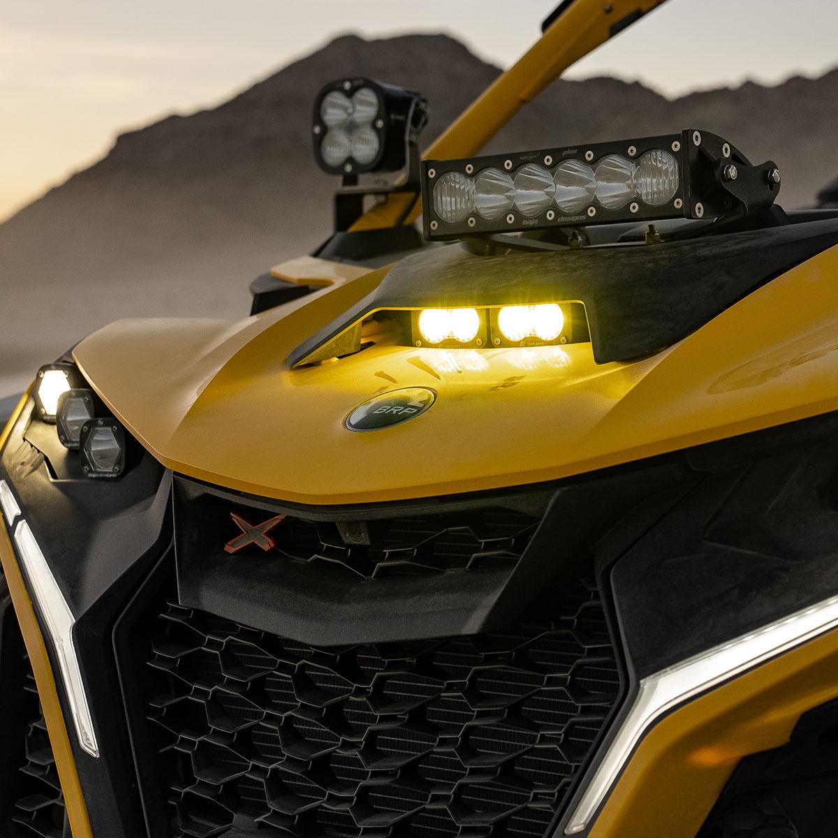 Baja Designs 2024+ Can-Am Maverick R S2 Pro Hood Light Kit - 448208