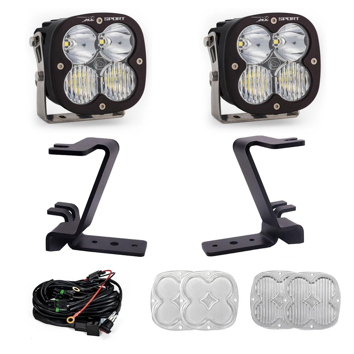 Baja Designs 2023+ Ford F-250/350 Super Duty XL Sport A-Pillar Light Kit - 448210