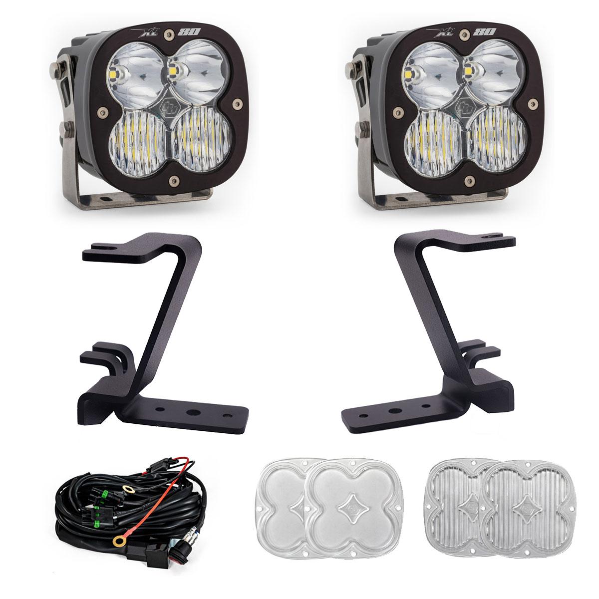 Baja Designs 2023+ Ford F-250/350 Super Duty XL80 A-Pillar Light Kit - 448212