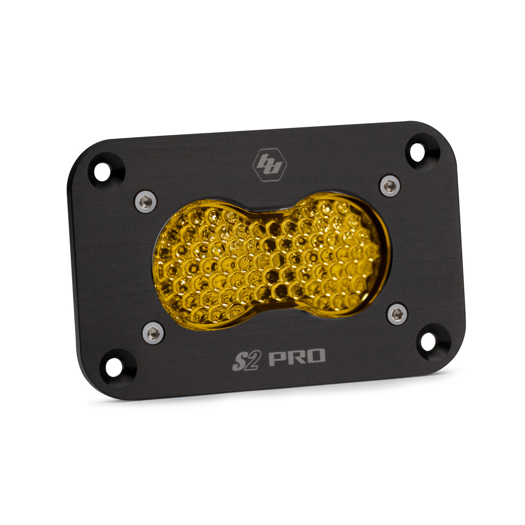 Baja Designs S2 Pro Flush Mount Work/Scene Pattern LED Work Light - Amber - 481016