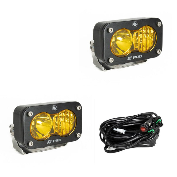 Baja Designs S2 Pro Driving/Combo Pair LED - Amber - 487813
