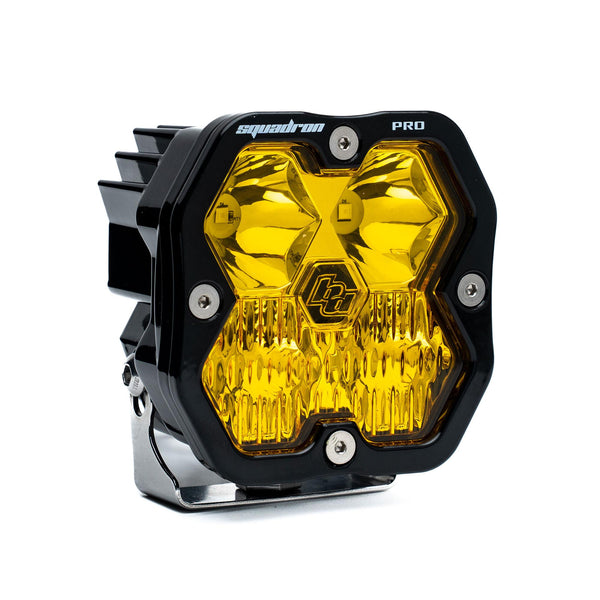 Baja Designs Squadron 2.0 Pro LED Driving/Combo (Single Light) - Baja Amber - 4900132