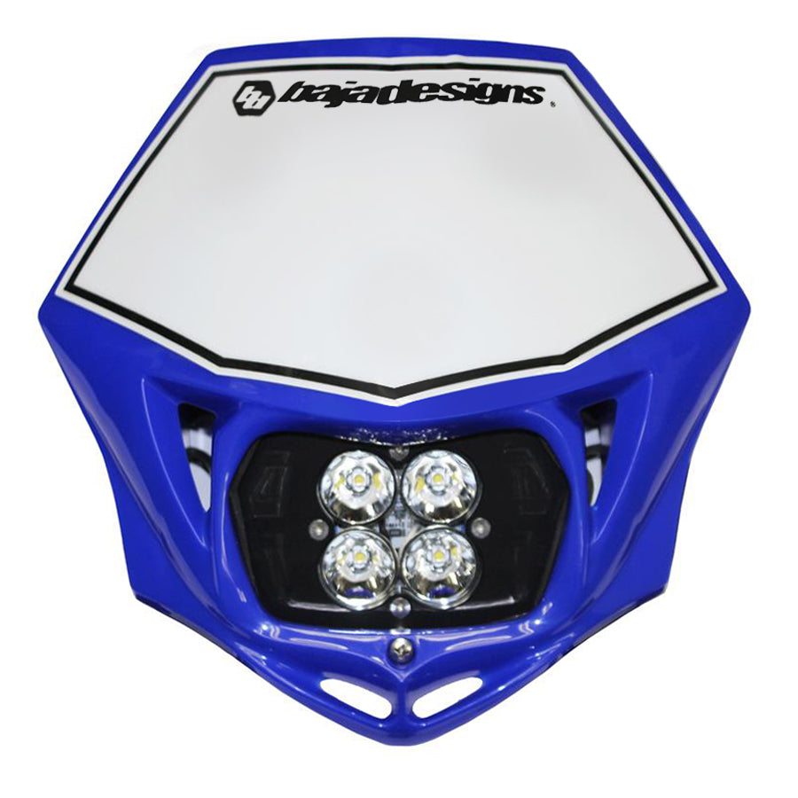 Baja Designs Motorcycle Headlight A/C LED Race Light Blue Squadron Pro - 497001BUAC