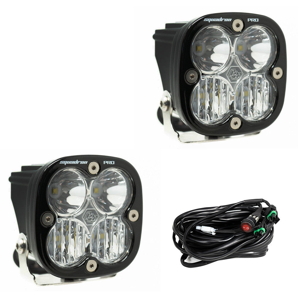 Baja Designs Squadron Pro Series Driving Combo Pattern Pair LED Light Pods - 497803