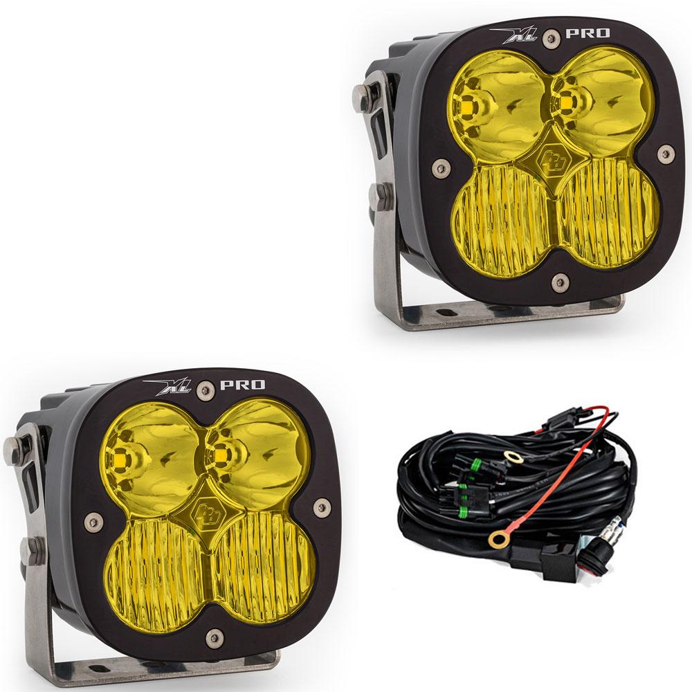 Baja Designs XL Pro Series Driving Combo Pattern Pair LED Light Pods - Amber - 507813