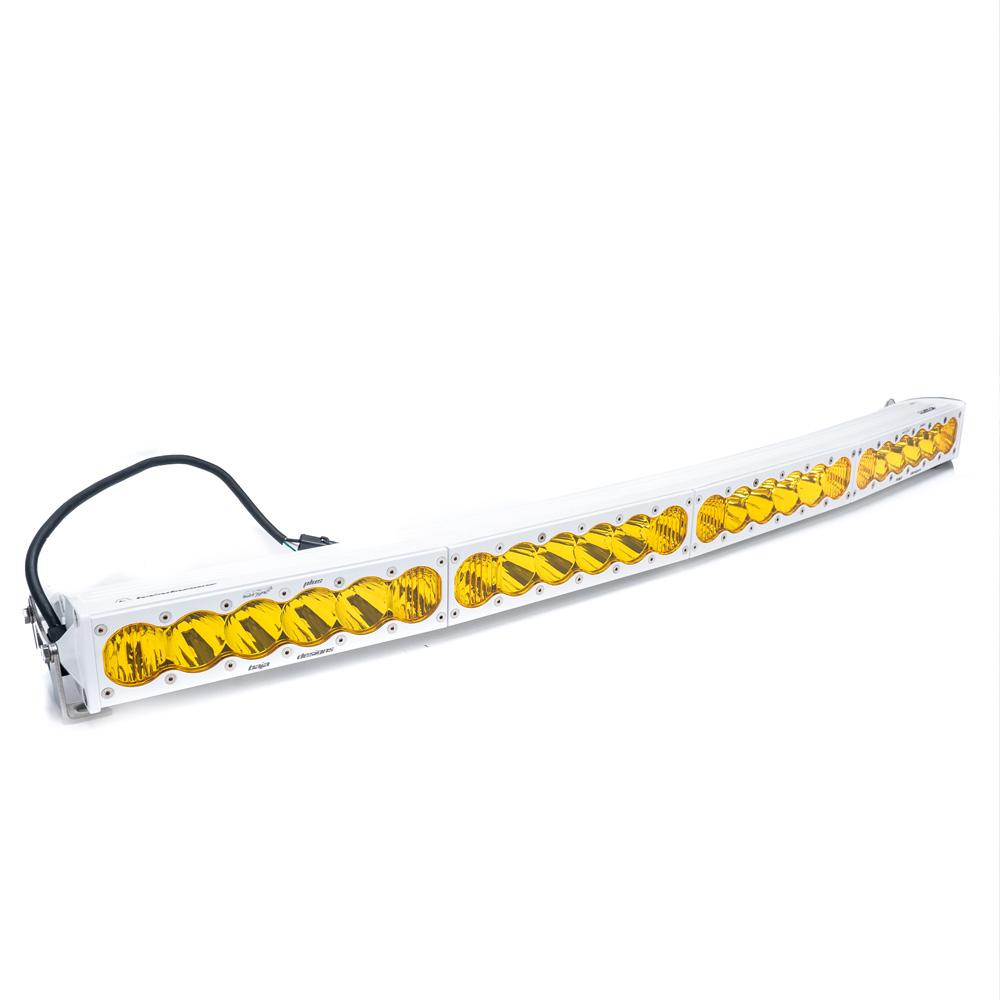 Baja Designs Marine OnX6+ Arc LED Light Bar 40in. Driving Combo/Amber - White - 524013WT