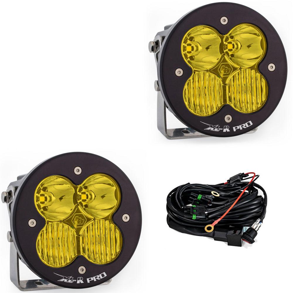 Baja Designs XL R Pro Series Driving Combo Pattern Pair LED Light Pods - Amber - 537813