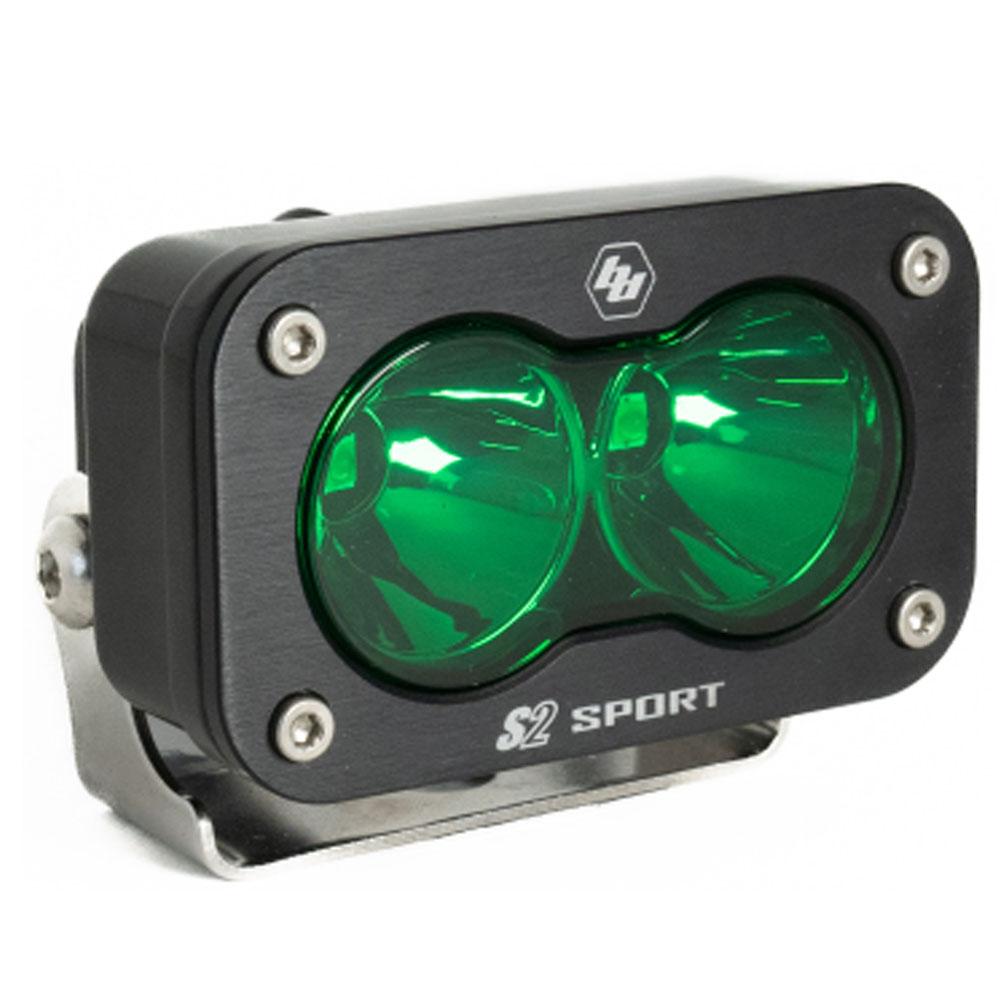 Baja Designs S2 Sport Spot Pattern LED Work Light - Green - 540001GR
