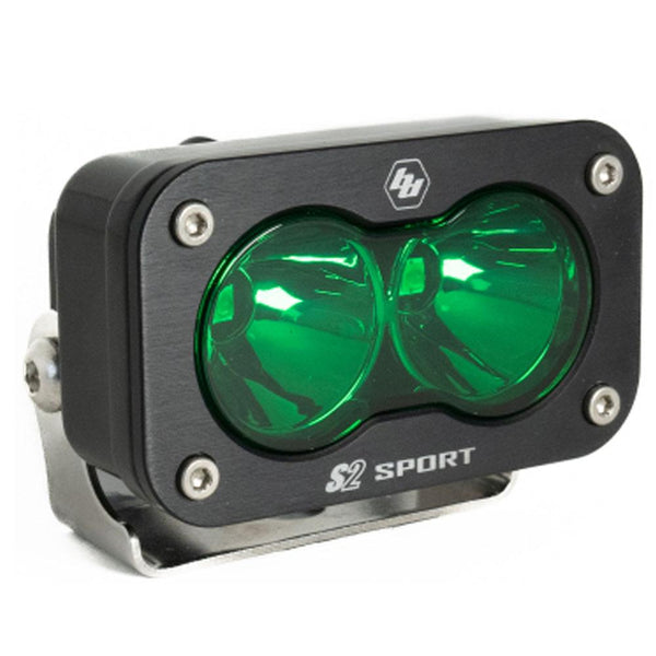 Baja Designs S2 Sport Spot Pattern LED Work Light - Green - 540001GR