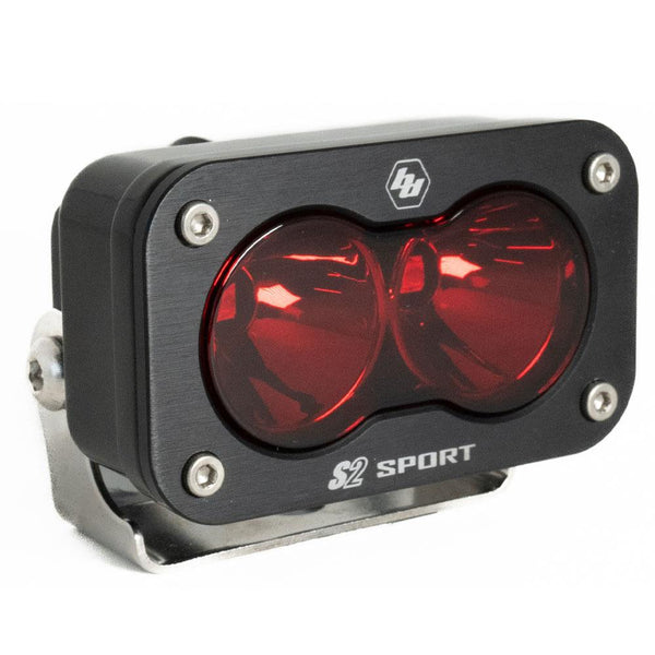 Baja Designs S2 Sport Spot Pattern LED Work Light - Red - 540001RD