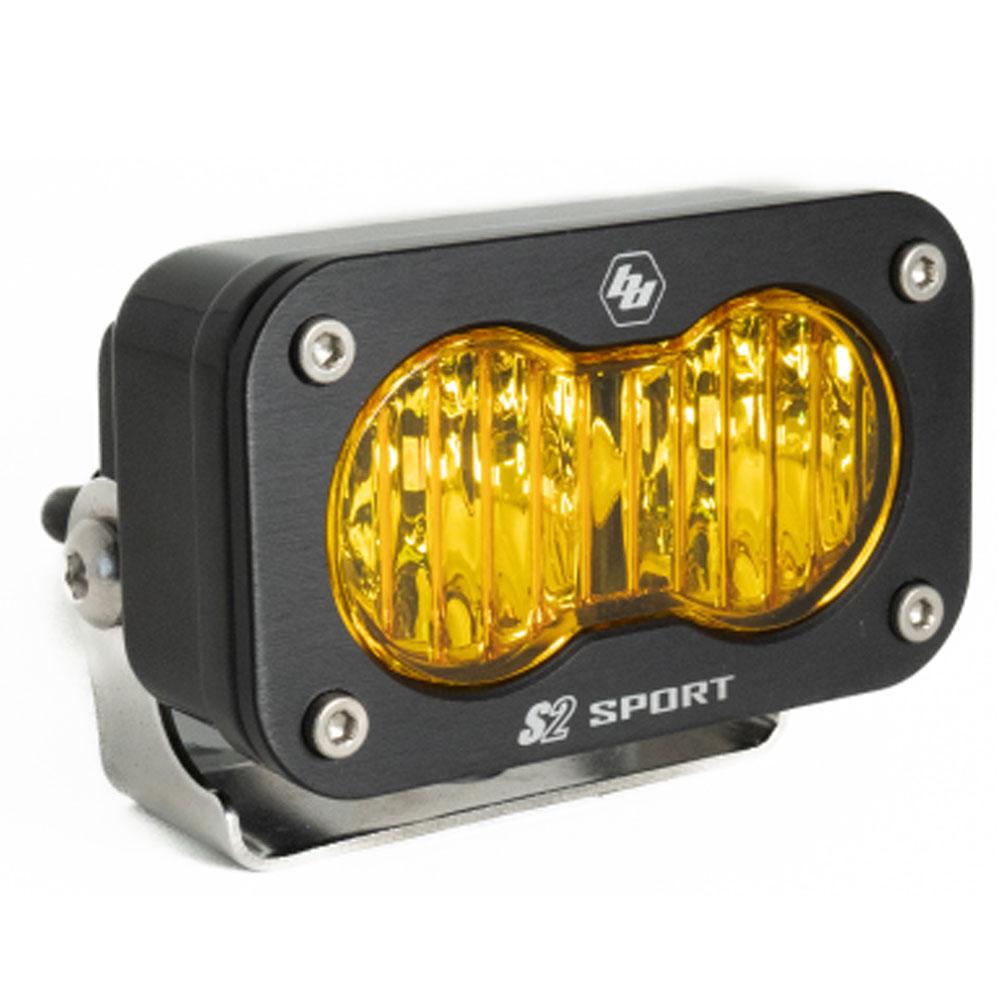 Baja Designs S2 Sport Wide Cornering Pattern LED Work Light - Amber - 540015