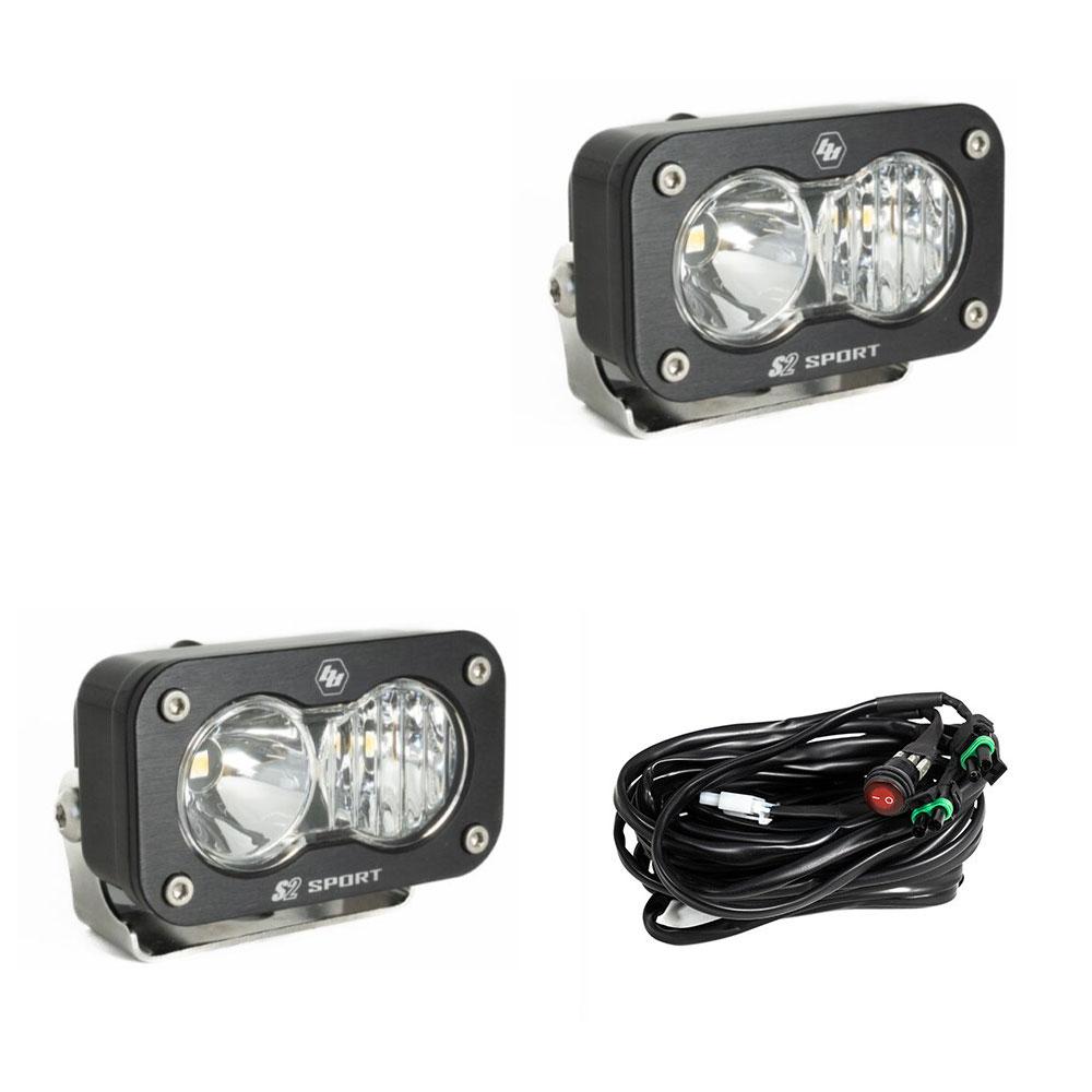 Baja Designs S2 Sport Driving Combo Pattern Pair LED Work Light - Clear - 547803