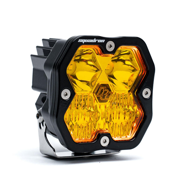 Baja Designs Squadron 2.0 Sport LED Driving/Combo (Single Light) - Baja Amber - 5500132