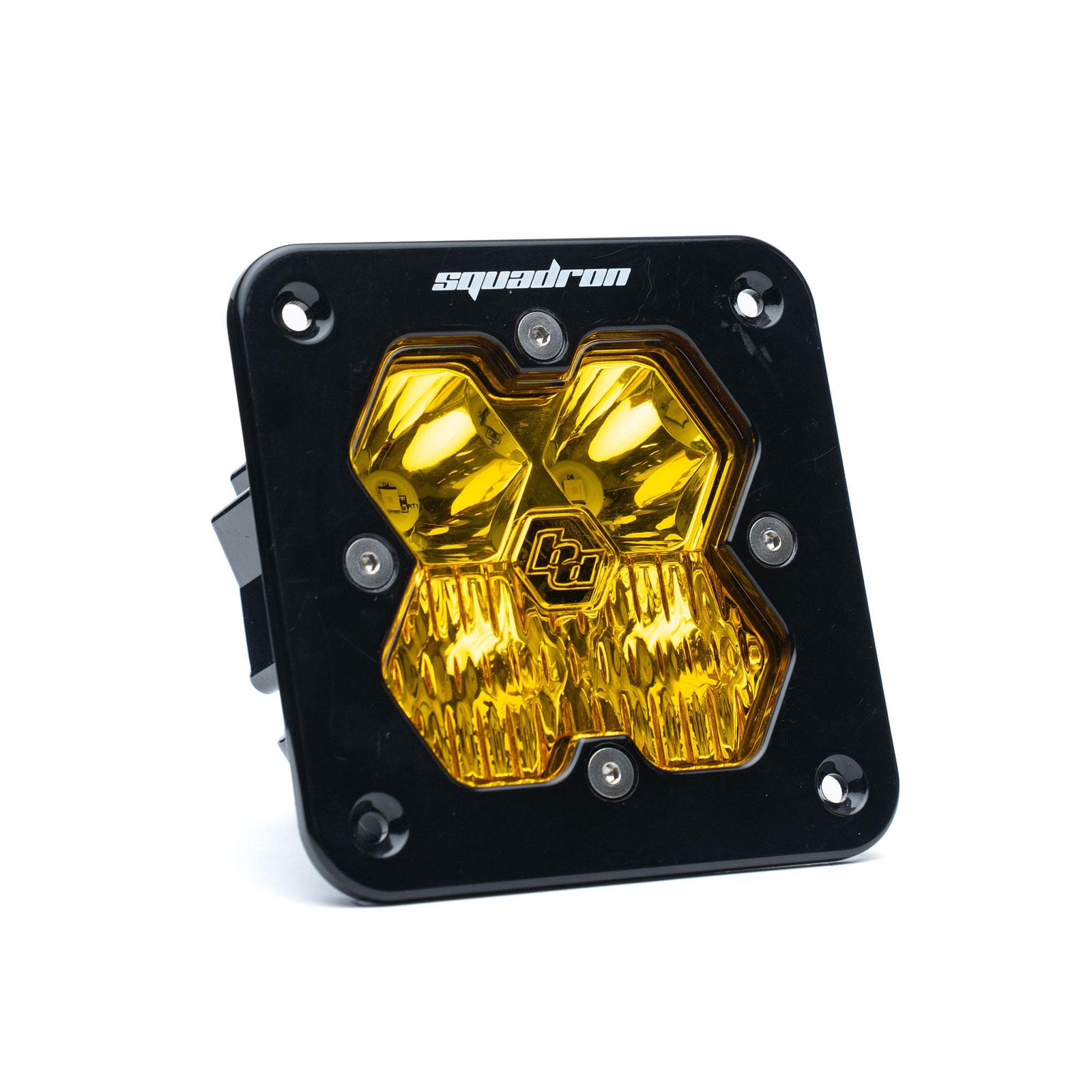 Baja Designs Squadron 2.0 Sport LED Driving/Combo Flush Mount (Single Light) - Baja Amber - 5510132
