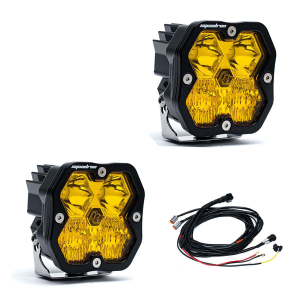 Baja Designs Squadron 2.0 Sport LED Driving/Combo (Pair) - Baja Amber - 5578132