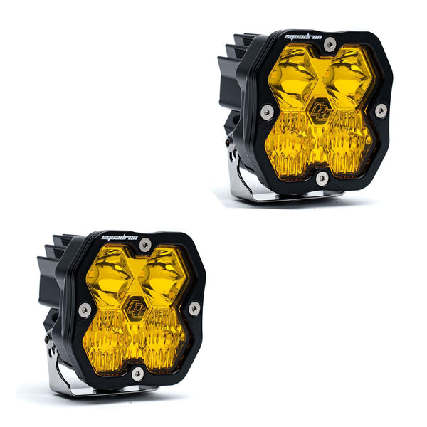 Baja Designs Squadron 2.0 Sport (Pair) LED Driving/Combo / No Harness - Baja Amber - 5578132NH
