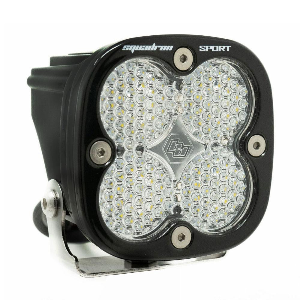 Baja Designs Squadron Sport Work/Scene Pattern Black LED Light Pod - Clear - 550006
