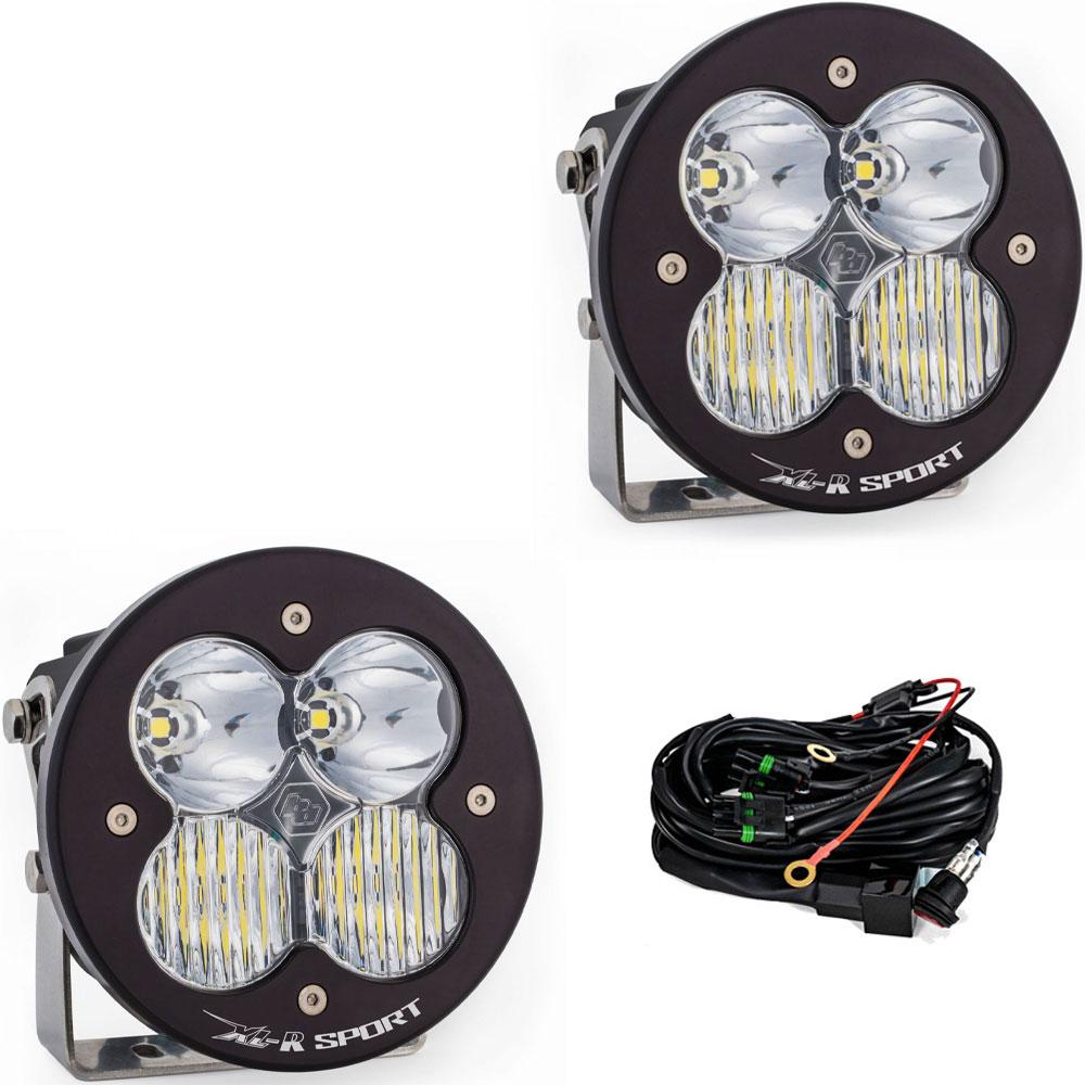 Baja Designs XL R Sport Series Driving Combo Pattern Pair LED Light Pods - Clear - 577803
